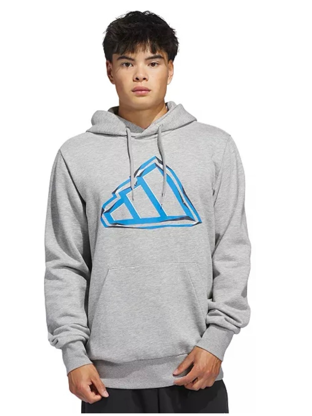 Adidas Men's Graphic Big Logo Sportswear Hoodie